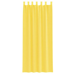 Berkfield Durable Voile Curtains With Loops 2 Pcs Yellow 140X260 Cm - thumbnail 4