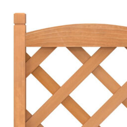 Berkfield Elegant Planter With Trellis Brown Solid Wood Fir - thumbnail 7