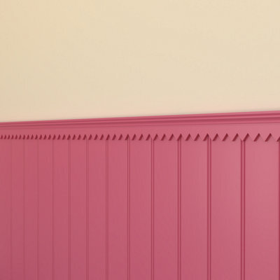 (Pack Of 2) Small Zigzag Trims - 1M Long - Wall And Shelf Edging Mdf Wood - (By Trims & Co.) - image 1