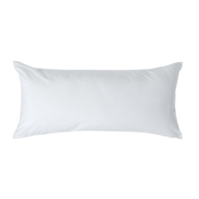 Homescapes White Continental Egyptian Cotton Pillowcase 200 Tc, 40 X 80 Cm - image 1