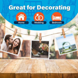 SOL 150Pk Mini Wooden Pegs For Photos & Craft - Mini Pegs For Photos - Small Pegs For Hanging Photos - Small Wooden Pegs - Photo Pegs - thumbnail 6