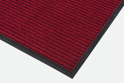 Blue Diamond Brushway Entrance Mat 90 X 150Cm Red - image 1