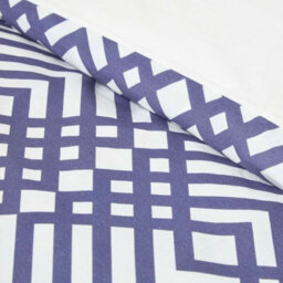 Homescapes Geometric Digitally Printed Cotton Duvet Cover Set, King - thumbnail 2