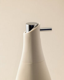 Cosmic Soap Dispenser, 300Ml, Mandarin, Unique Design, Soft-Finish Coating, Saku Collection - thumbnail 4