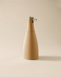 Cosmic Soap Dispenser, 300Ml, Mandarin, Unique Design, Soft-Finish Coating, Saku Collection - thumbnail 2