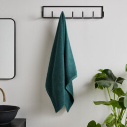 Catherine Lansfield Quick Dry Cotton 50X85 Cm Hand Towel Forest Green - thumbnail 1