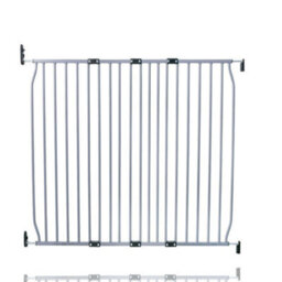 Safetots Screw Fit Metal Baby Gate, Grey, 110Cm - 120Cm - thumbnail 1