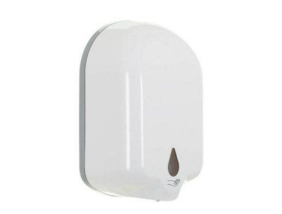 Aquarius Automatic Hand Sanitiser Soap Dispenser White - image 1