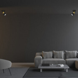 Milagro Joker Hand Made Ceiling Lamp In Matt Black With Luxurious Gold Detail Featuring Minmalistic Slender Cylinder Shades - thumbnail 5