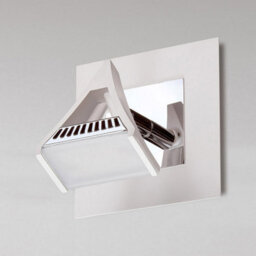 Luminosa Lighting Luminosa Filippo Spot Light 1 Light 5W Led 3000K, 450Lm, Matt White/polished Chrome - thumbnail 2