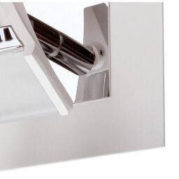 Luminosa Lighting Luminosa Filippo Spot Light 1 Light 5W Led 3000K, 450Lm, Matt White/polished Chrome - thumbnail 8