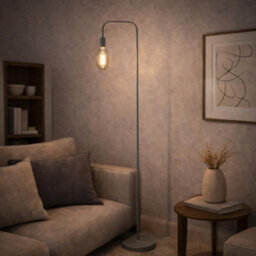 Pagazzi Lighting Pagazzi Knox Matte Grey Floor Lamp
