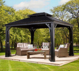 Trimetals Sojag 12X10Ft Messina Gazebo With Insect Netting