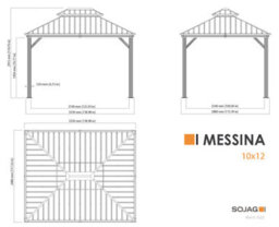Trimetals Sojag 12X10Ft Messina Gazebo With Insect Netting - thumbnail 7