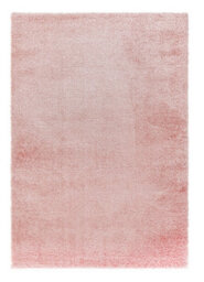 Pink Plain Luxurious Modern Shaggy Easy To Clean Rug For Bed Room Living Room And Dining Room-160Cm X 230Cm - thumbnail 1