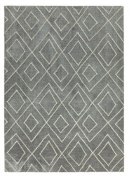 Silver Handmade Luxurious Modern Wool Rug For Bedroom & Living Room-200Cm X 290Cm - thumbnail 1