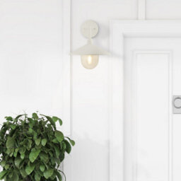 Lighting Collection Wells Sime - Outdoor Wall Light White - thumbnail 4