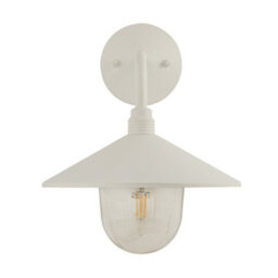 Lighting Collection Wells Sime - Outdoor Wall Light White - thumbnail 2
