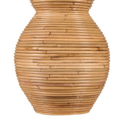 Wyld And Coco Natural Rattan Vase 70 Cm - Handwoven Boho Rustic Home Decor - thumbnail 5