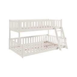Arte Nicea Cotton Wooden Bunk Bed 90/120 X 200Cm - Foam Bonnell Mattresses - thumbnail 2