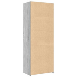 Berkfield Highboard Grey Sonoma 70X41X185 Cm Engineered Wood - thumbnail 6