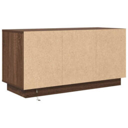 Walplus Tv Cabinet With Led Lights Brown Oak 100X41X50 Cm - thumbnail 9