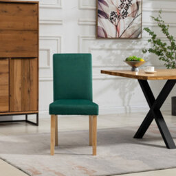 Maiolo Velvet Dining Chairs - Set Of 2 - Green