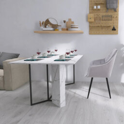 Simpa 2Pc Grey Velvet Modern Contemporary Tub Accent Dining Chairs - thumbnail 8