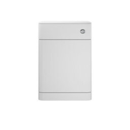 Hudson Reed Sarenna Floor Standing Wc Unit, Moon White Smooth Matt Finish, 550 X 200 X 800mm - thumbnail 1