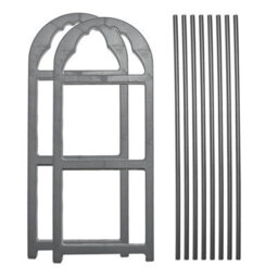 Kct Shoe Rack 3 Tier Small Storage Shelf Stand Metal Plastic Compact Space Saving Slim Portable Narrow Organiser Lightweight Unit - thumbnail 6