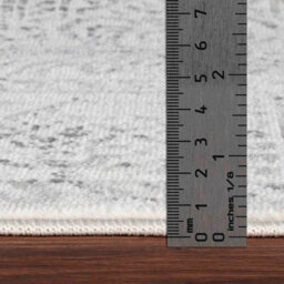 Livabliss Floransa-Vintage Grey Ivory Traditional Boho Living Dining Bedroom Rug 120 X 170 Cm Easy Care, Non Shedding - thumbnail 7