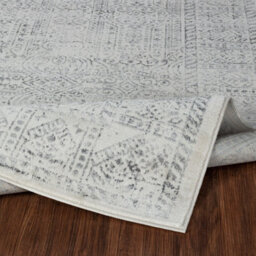 Livabliss Floransa-Vintage Grey Ivory Traditional Boho Living Dining Bedroom Rug 120 X 170 Cm Easy Care, Non Shedding - thumbnail 4