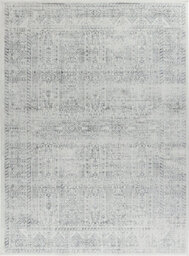 Livabliss Floransa-Vintage Grey Ivory Traditional Boho Living Dining Bedroom Rug 120 X 170 Cm Easy Care, Non Shedding