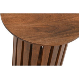 Buttercup Farm Slatted Side Table - Mango Wood - L35 X W35 X H55 Cm - thumbnail 5
