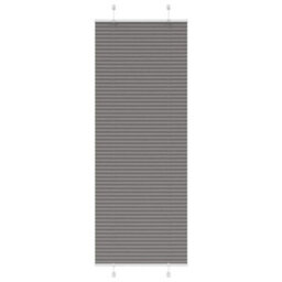 Walplus Pleated Blind Anthracite 70X200 Cm Fabric Width 69.4 Cm Polyester