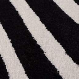 The Rugs Joli Black And White Striped Rug Soft Dense Pile Easy To Clean And Pet Friendly For Living Rooms And Bedrooms - thumbnail 5