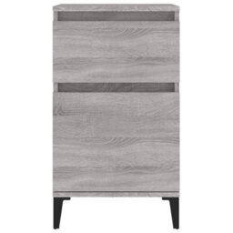 Berkfield Bedside Cabinet Grey Sonoma 40X35X70 Cm - thumbnail 6