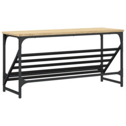 Berkfield Shoe Rack Sonoma Oak 90X30X45 Cm Engineered Wood - thumbnail 6
