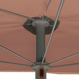 Vidaxl Garden Half Parasol With Pole 180X90 Cm Terracotta - thumbnail 9