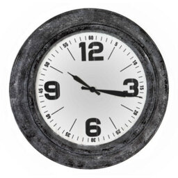 Hill Interiors Uk Homeliving Roco Glass Wall Clock - thumbnail 1