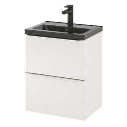 GoodHome Imandra Slimline Gloss White Wall-Mounted Bathroom Cabinet (H) 600mm (W) 500mm - thumbnail 8