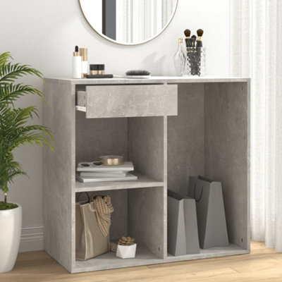 Walplus Cosmetic Cabinet Concrete Grey 80X40X75 Cm Engineered Wood - image 1