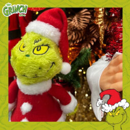 Grinch Standing Christmas Decoration Festive 35Cm X 16Cm Green X 1 - thumbnail 4