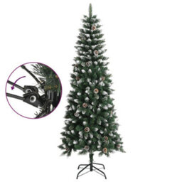 Walplus Artificial Christmas Tree With Stand Green 210 Cm Pvc - thumbnail 3