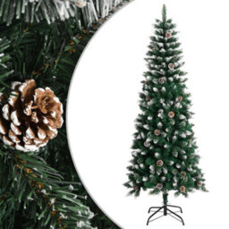Walplus Artificial Christmas Tree With Stand Green 210 Cm Pvc