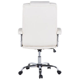 Beliani Executive Chair Advance Faux Leather Light Beige - thumbnail 5