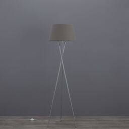 GoodHome Gooban Chrome Effect Floor & Table Lamp - thumbnail 4