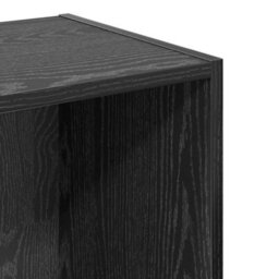 Berkfield Modern Bookcase Black Oak 40 X 30 X 152 Cm Engineered Wood - thumbnail 8