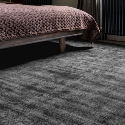 Asiatic Blade Charcoal Modern Classy Rug-66Cm X 240Cm - image 1