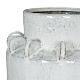 Hill Interiors Dara Large Hydria Vase - Ceramic - L24 X W24 X H41 Cm - White - thumbnail 3
